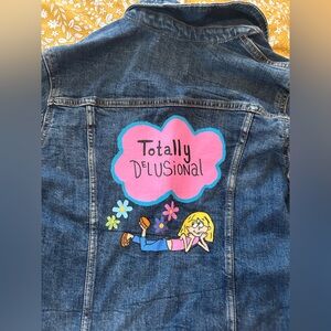 Hand Painted Lizzie McGuire Jean Jacket
